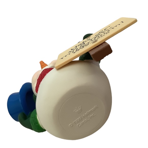 Vintage 1999 Hallmark Keepsake Ornament Millennium Snowman With Original Box - Picture 5 of 9